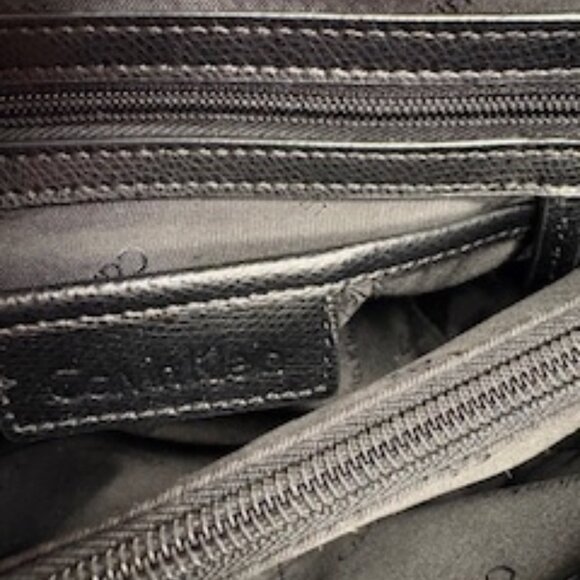 Calvin Klein Classic Black Satchel - Picture 7 of 7